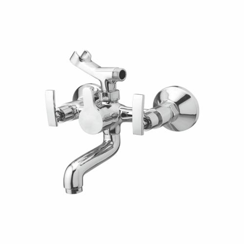 Wall Mixer Telephonic with Hand Shower Arrangement only with Crutch Chrome